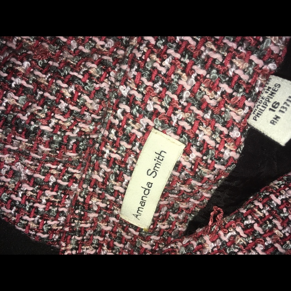 Amanda smith tweed multi skirt